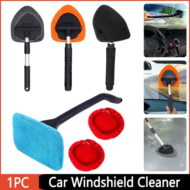 Car Windshield Window Cleaner Brush Telescopic Glass Cleaning Snow Scraper  Long Handle Auto Window Anti-fog Defogging Brush - Sponges, Cloths &  Brushes - AliExpress